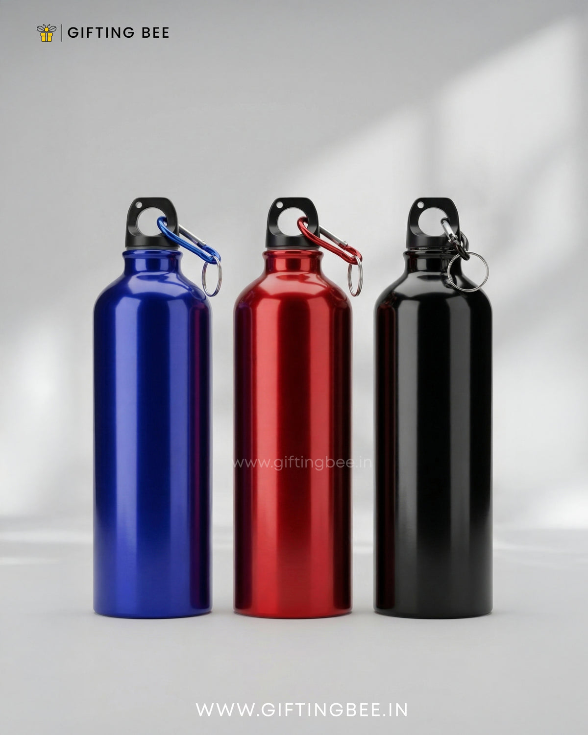 PERSONALISED RED STAINLESS STEEL WATER BOTTLE