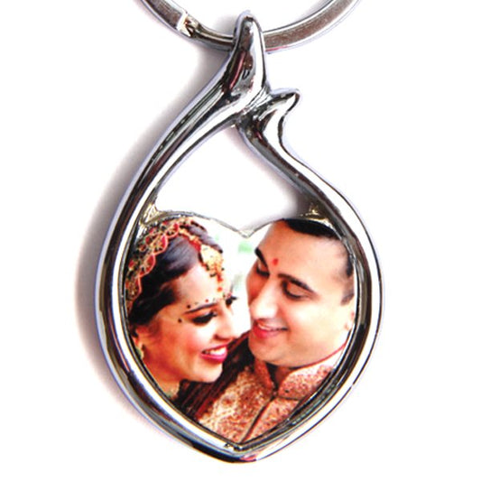 METAL KEYCHAIN -DOUBLE  SIDE PHOTOS