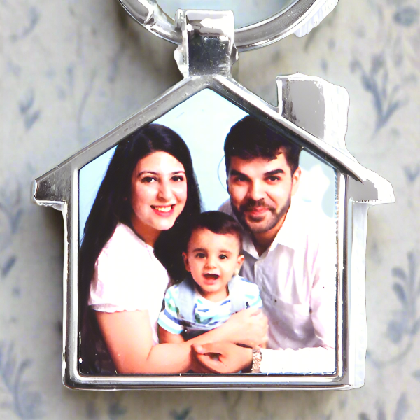 METAL KEYCHAIN -DOUBLE SIDE PHOTOS