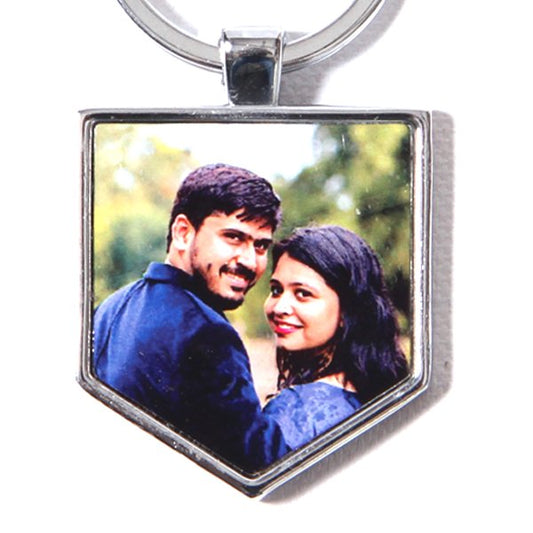 METAL KEYCHAIN -DOUBLE  SIDE PHOTOS
