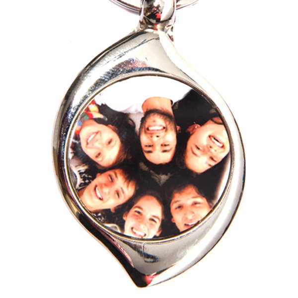 METAL KEYCHAIN -SINGLE SIDE PHOTOS