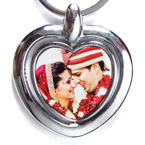 METAL KEYCHAIN -DOUBLE SIDE PHOTOS