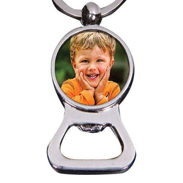 METAL KEYCHAIN -SINGLE SIDE PHOTOS