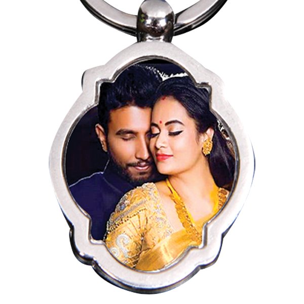 METAL KEYCHAIN -SINGLE SIDE PHOTOS