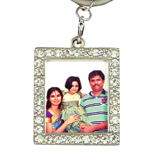 STONES EMBEDDED  SUKHOI KEYCHAIN-SINGLE SIDE