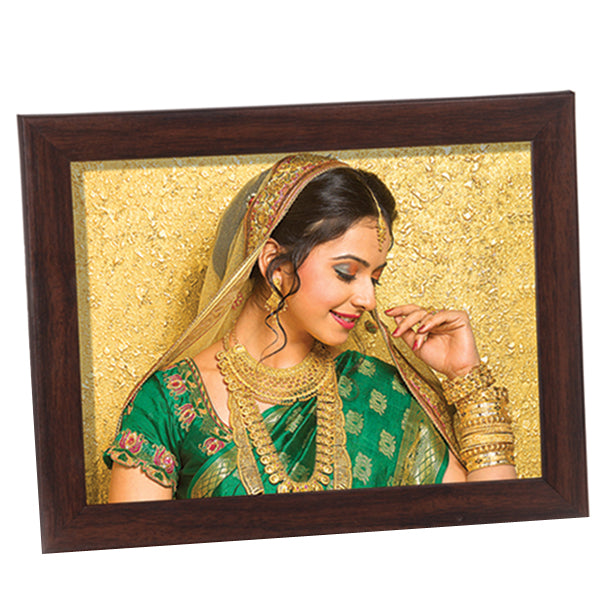 GOLD METAL SHEET PRINT WITH FRAME