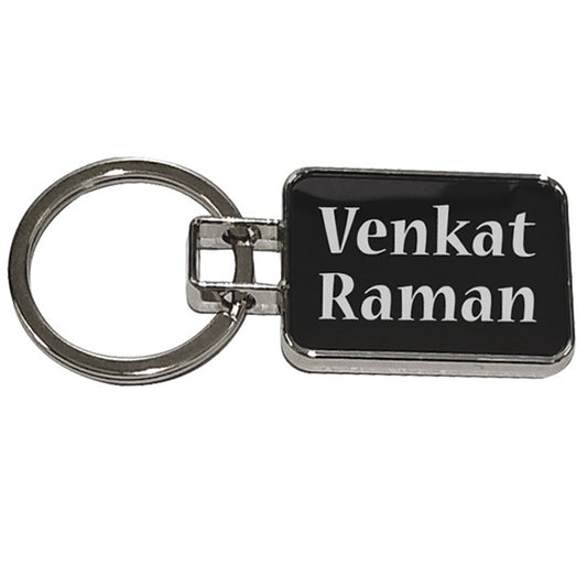 GUN METAL KEYCHAIN