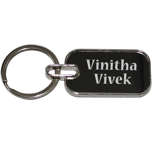 GUN METAL KEYCHAIN