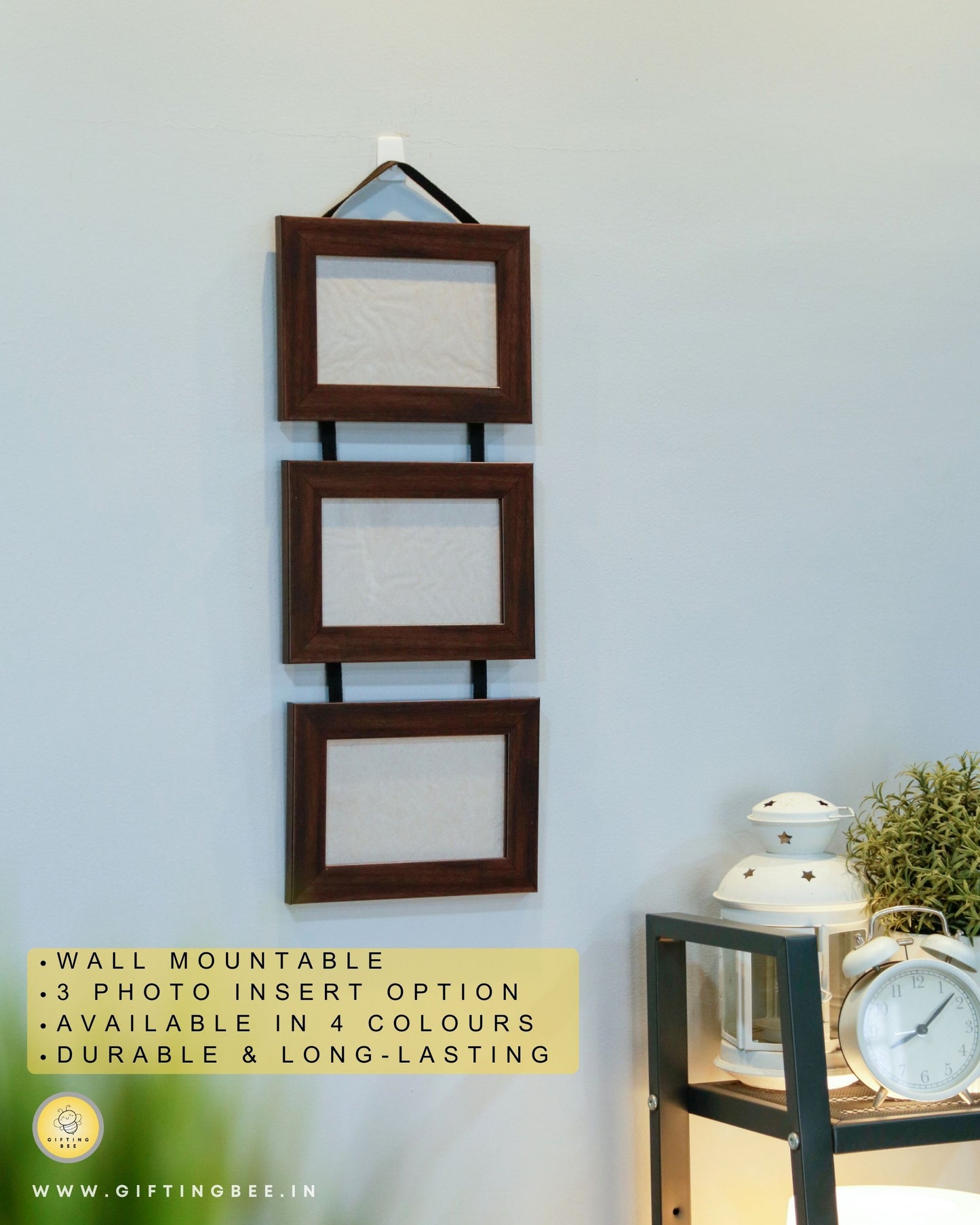 HANGING COLLAGE FRAME - BROWN