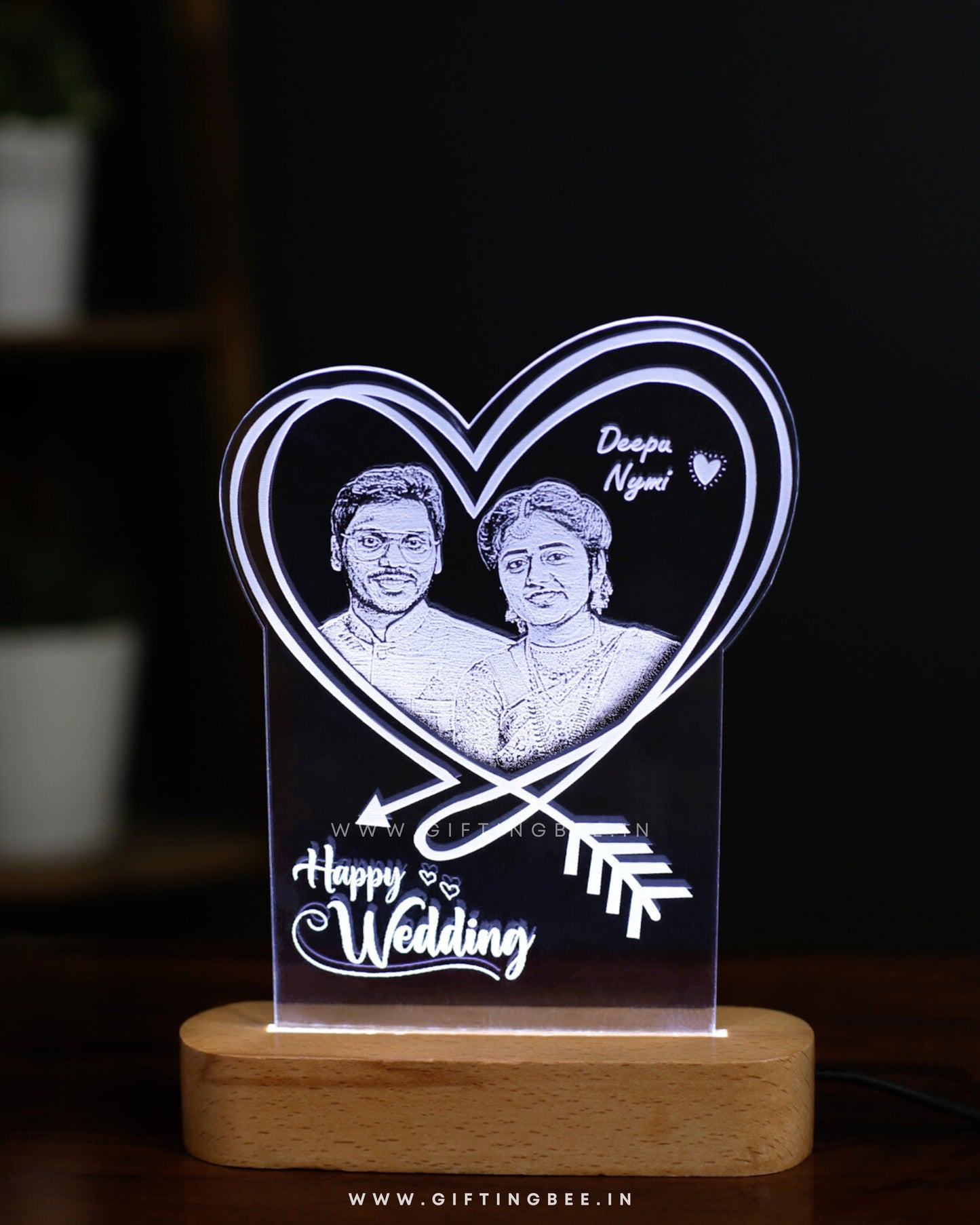 ACRYLIC TABLE TOP - HEART