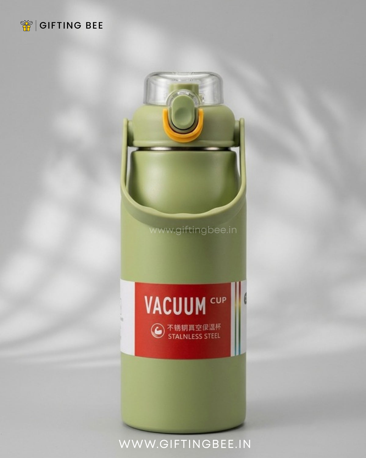 PERSONALISED HOT & COLD SIPPER BOTTLE - GREEN 1200ML