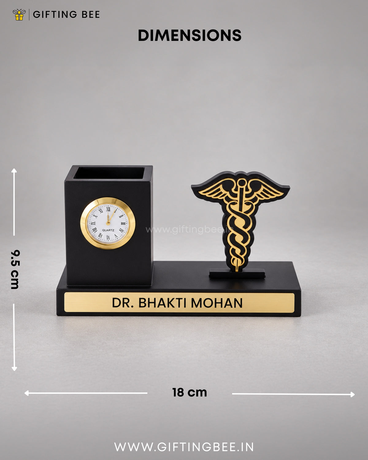 DOCTOR PEN STAND WITH CLOCK