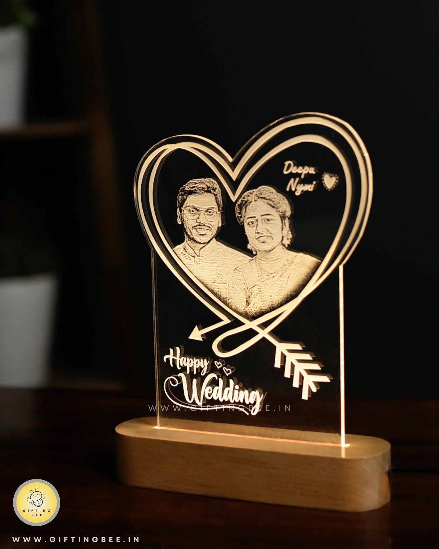 ACRYLIC TABLE TOP - HEART