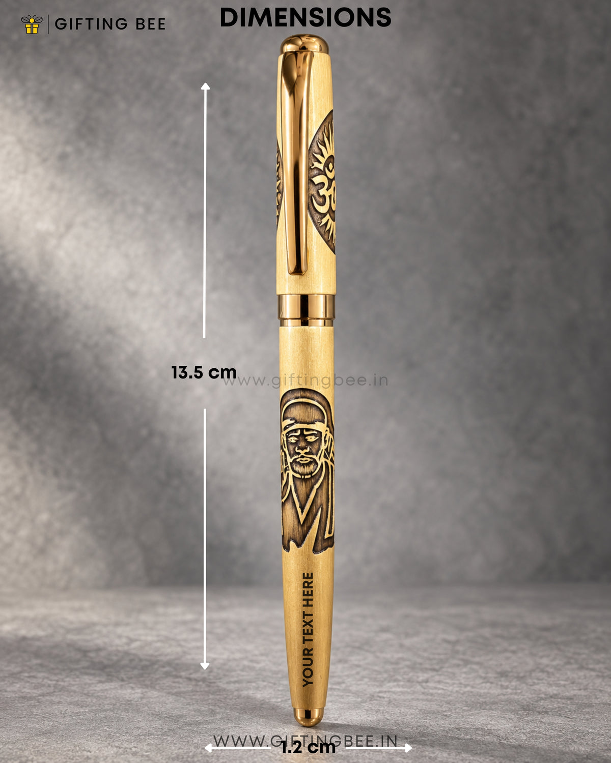 ETCHED GOD PEN - SAI BABA