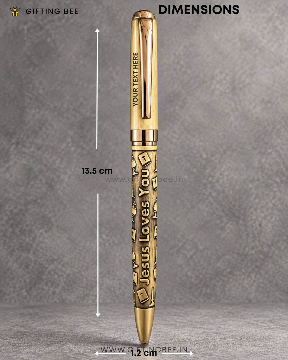ETCHED GOD PEN -JESUS