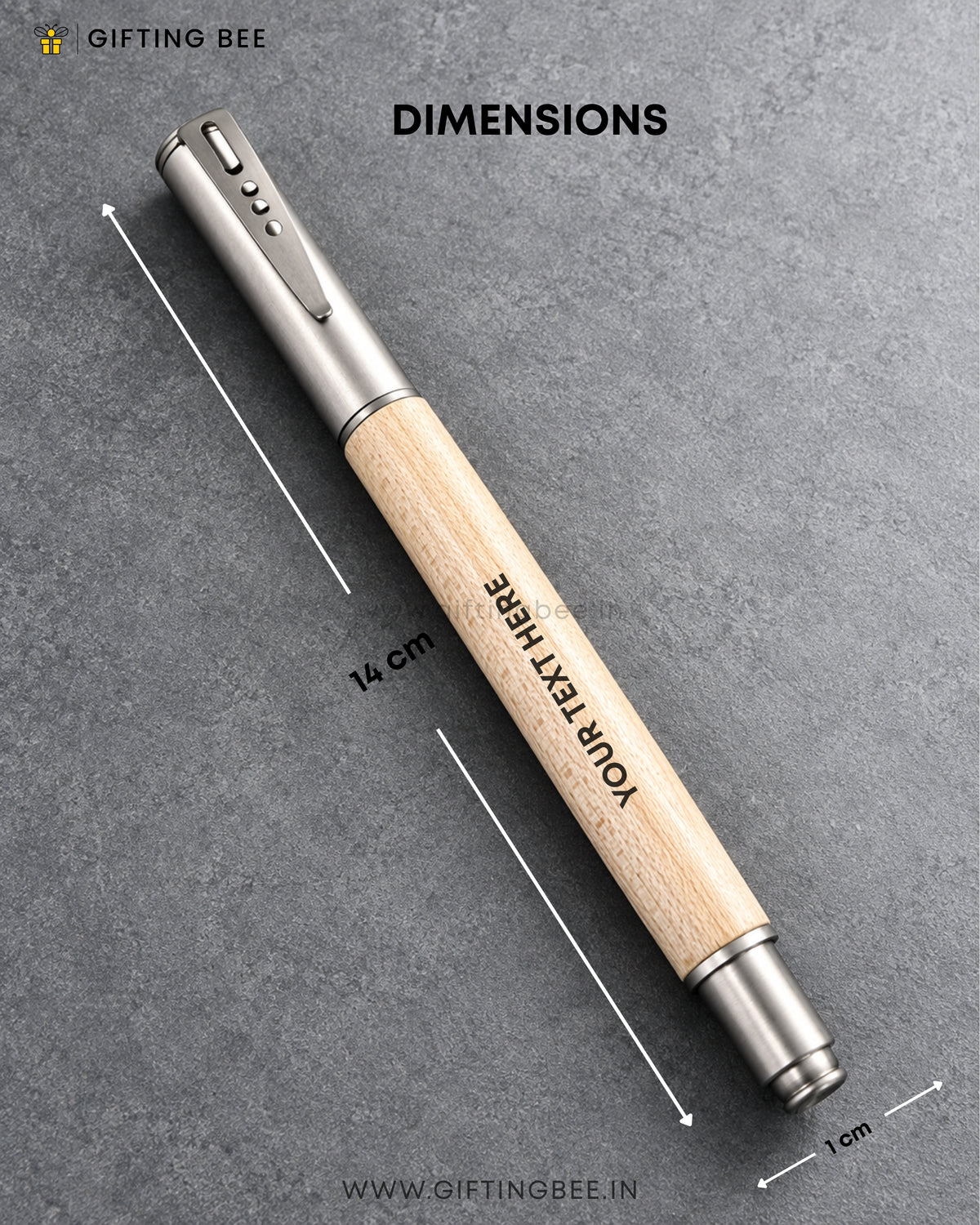 WOODEN PEN WITH CAP