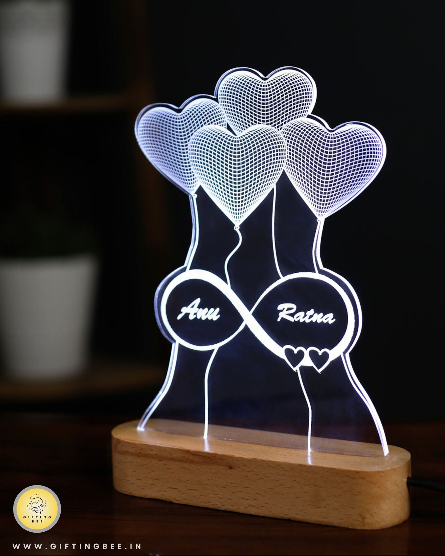 ACRYLIC TABLE TOP - INFINITY LOVE