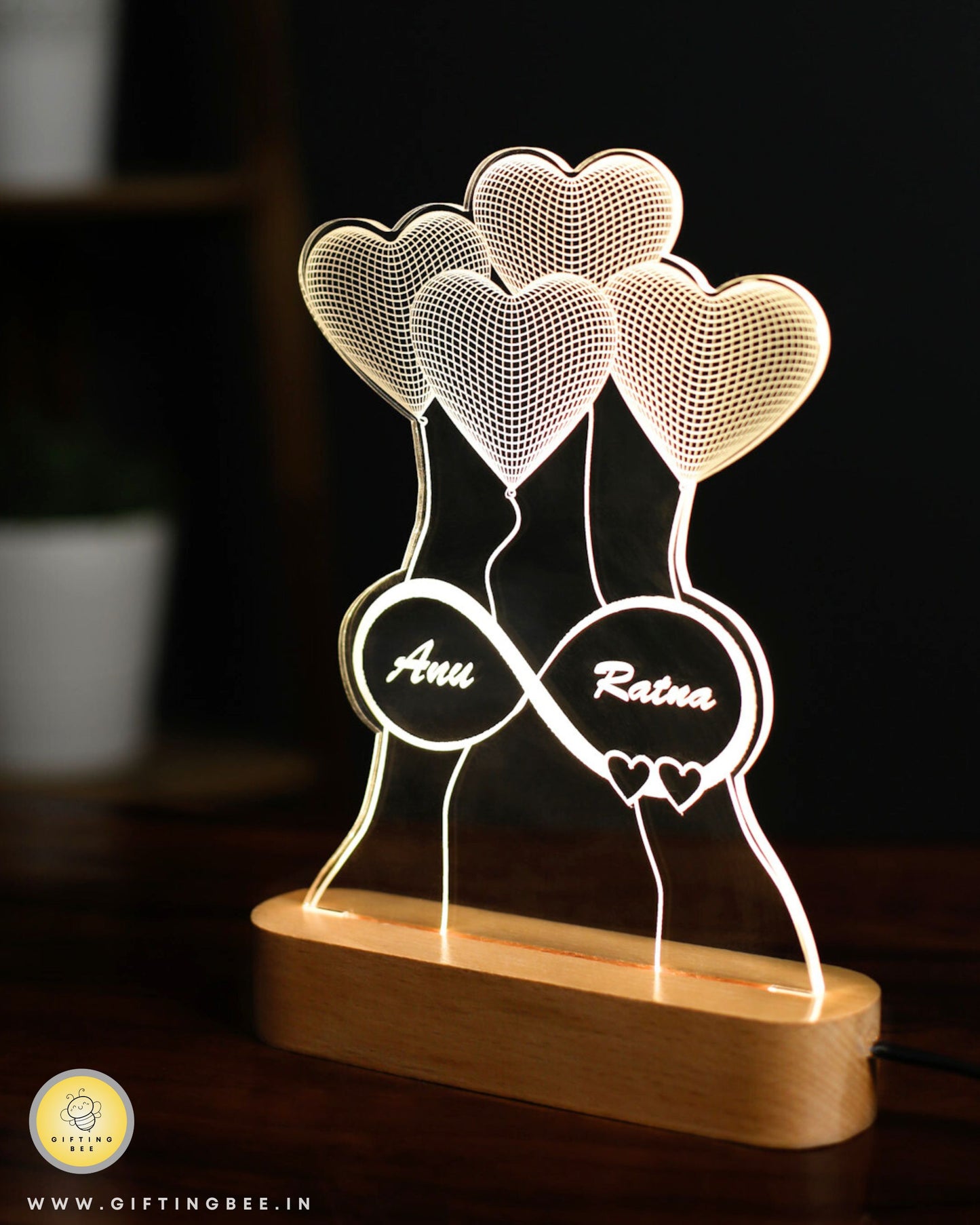 ACRYLIC TABLE TOP - INFINITY LOVE