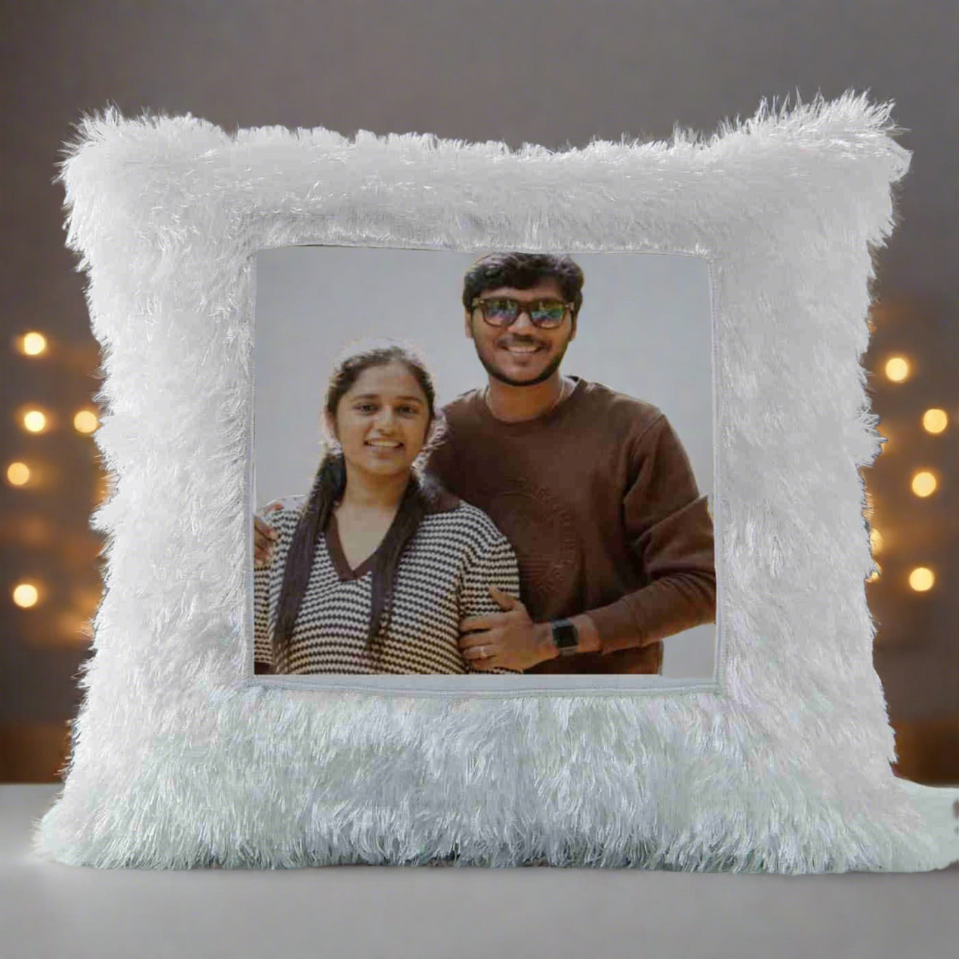 PERSONALISED LED CUSHION SQUARE