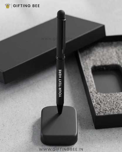 MAGNETIC BASE METAL PEN SET RECTANGLE