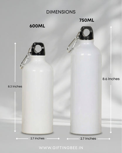 PERSONALISED SUBLIMATION BOTTLE -  600ML