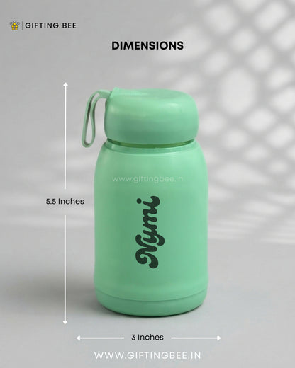 PERSONALISED RABBIT BOTTLES -  MINT GREEN