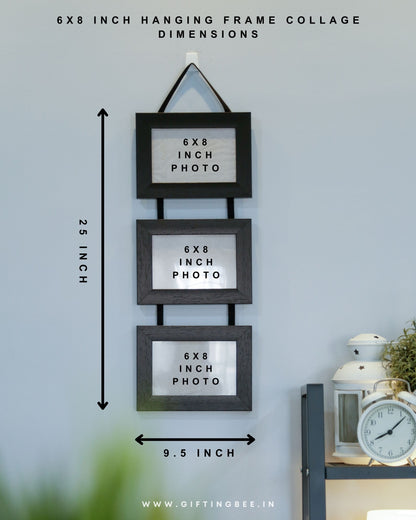 HANGING COLLAGE FRAME - BLACK