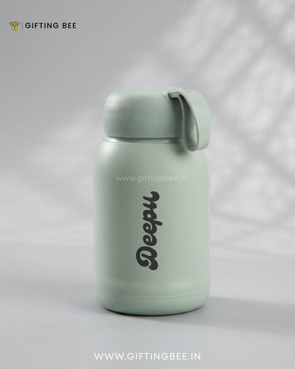 PERSONALISED RABBIT BOTTLES -  PALE GREEN