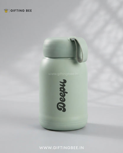 PERSONALISED RABBIT BOTTLES -  PALE GREEN