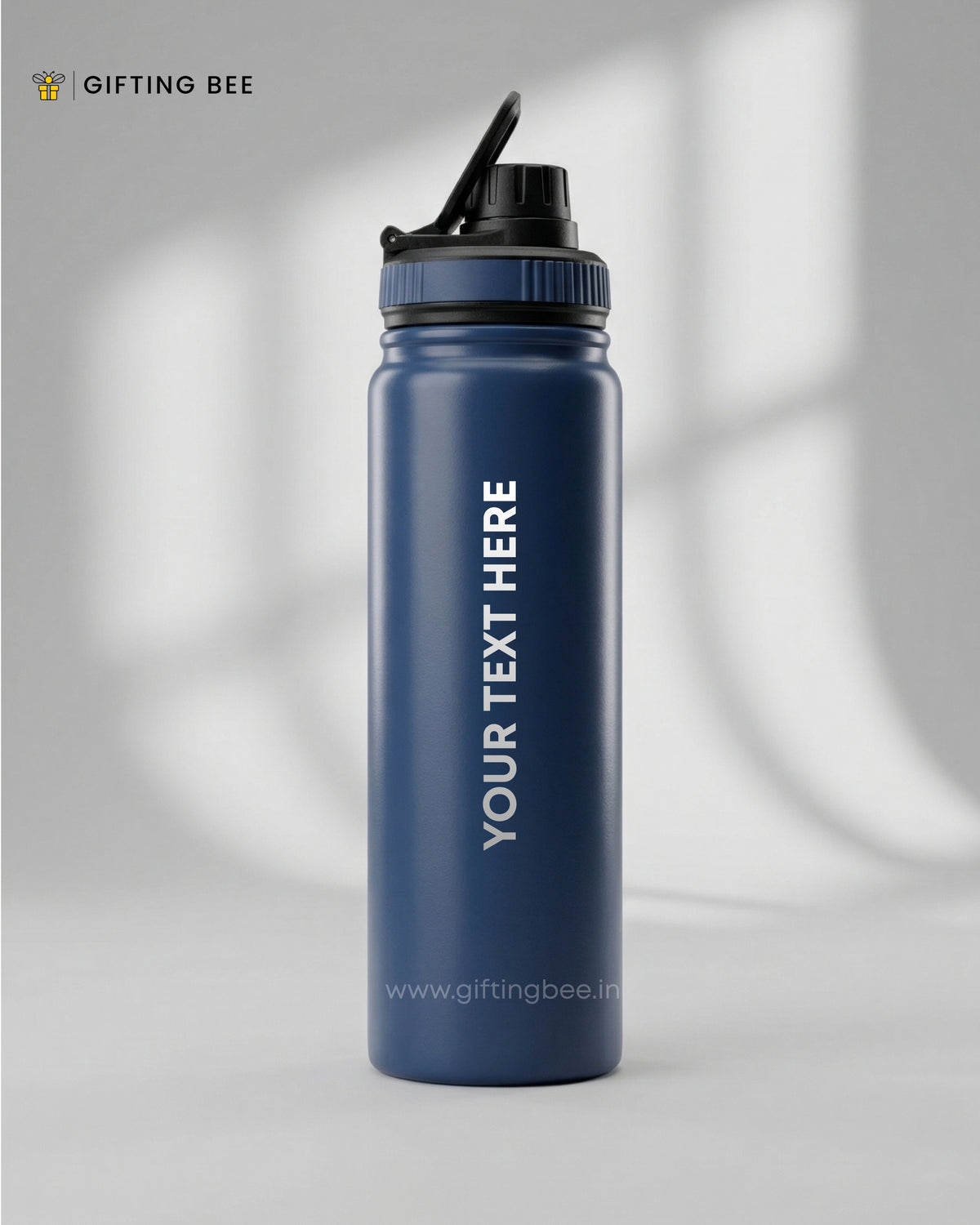 PERSONALISED GYM BOTTLE  BLUE