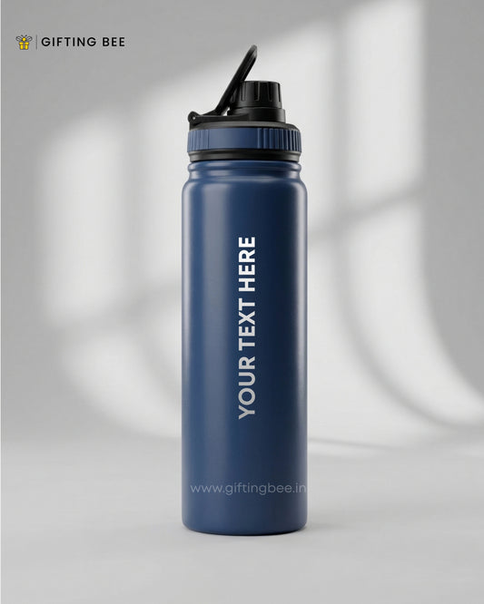 PERSONALISED GYM BOTTLE  BLUE