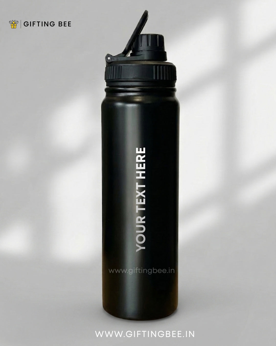 PERSONALISED GYM  BOTTLE BLACK