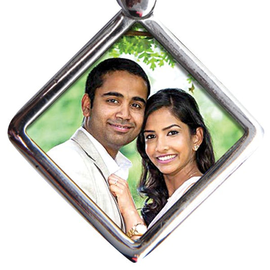 METAL KEYCHAIN -DOUBLE  SIDE PHOTOS