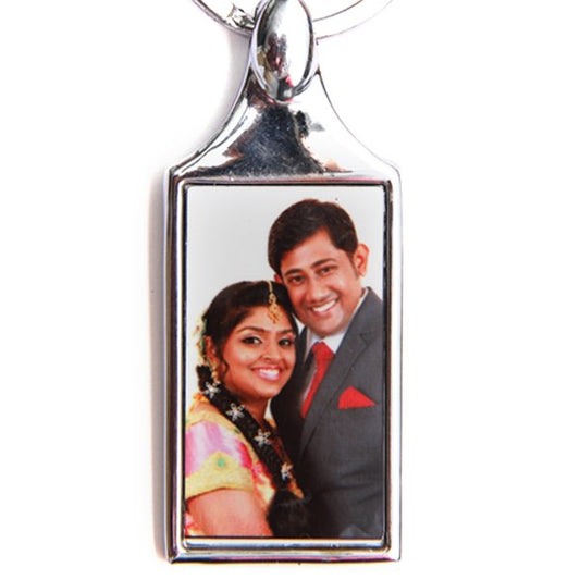 METAL KEYCHAIN -DOUBLE  SIDE PHOTOS