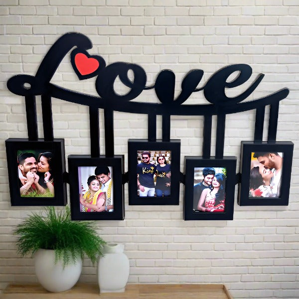 5 PIC SUBLIMATION MDF FRAMES - LOVE