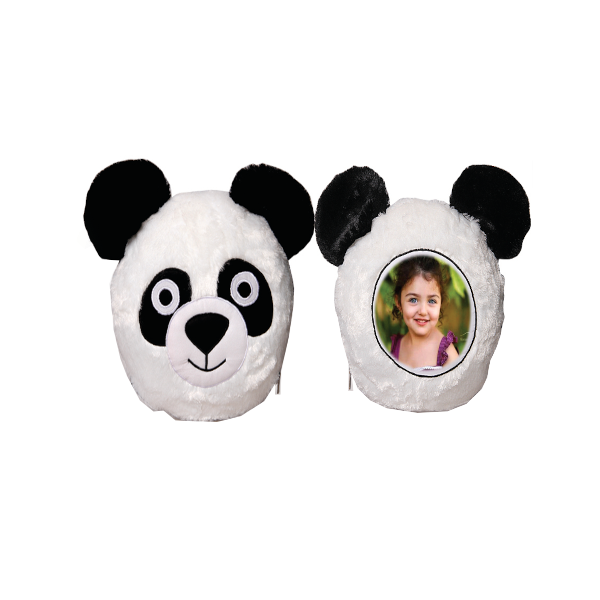 CARTOON PILLOW- WHITE PANDA