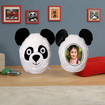 CARTOON PILLOW- WHITE PANDA