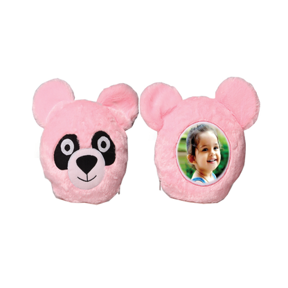 CARTOON PILLOW- PINK PANDA