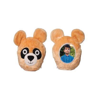 CARTOON PILLOW- YELLOW PANDA