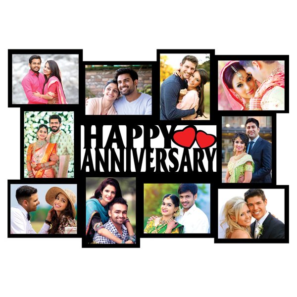 10 PIC SUBLIMATION MDF FRAMES - HAPPY (BIRTHDAY,WEDDING,ANNIVERSARY)