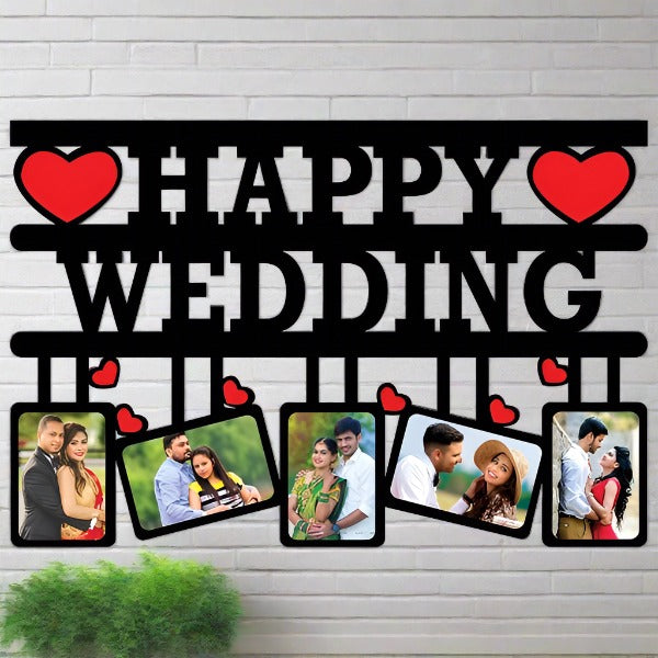 5 PIC SUBLIMATION MDF FRAMES -HAPPY( ANNIVERSARY,BIRTHDAY,WEDDING)