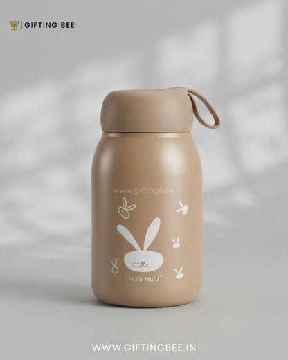 PERSONALISED RABBIT BOTTLES -  BROWN