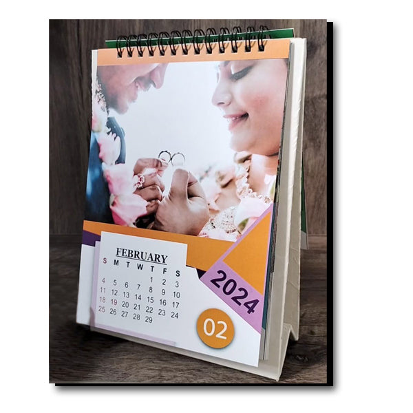 CUSTOMISED CALENDAR TABLETOP-12X8
