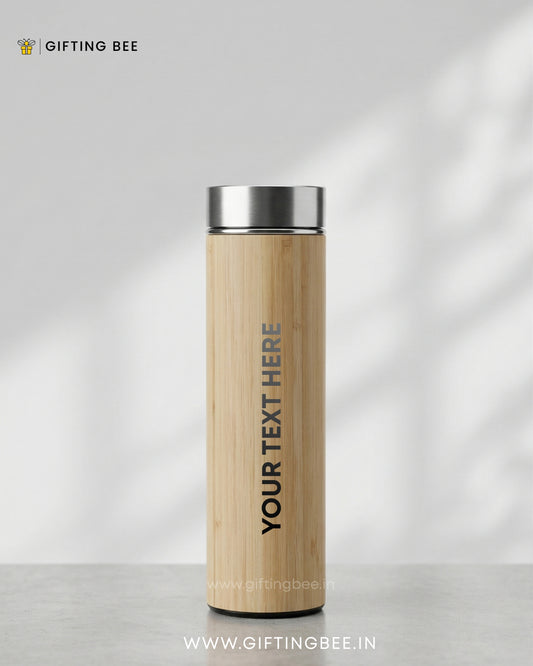 PERSONALISED BAMBOO WATER BOTTLE