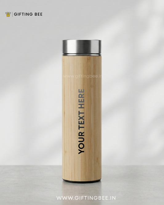 PERSONALISED BAMBOO WATER BOTTLE