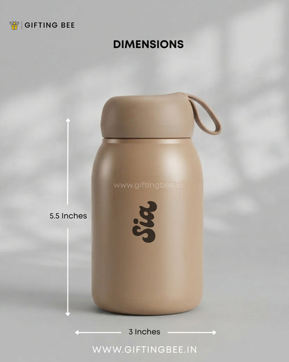 PERSONALISED RABBIT BOTTLES -  BROWN