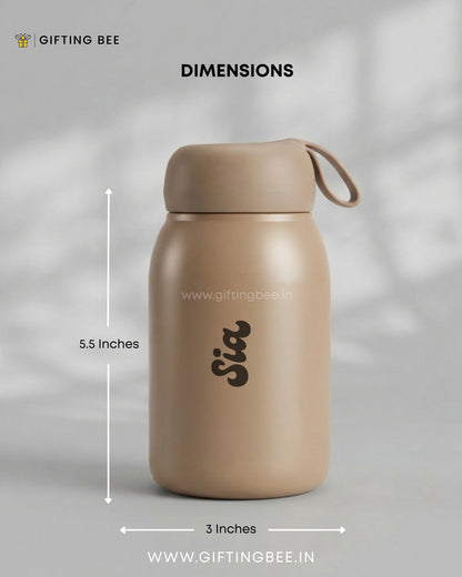 PERSONALISED RABBIT BOTTLES -  BROWN