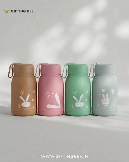 PERSONALISED RABBIT BOTTLES -  BROWN