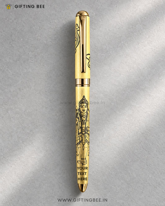 ETCHED GOD PEN  -SUBRAMANYA SWAMI
