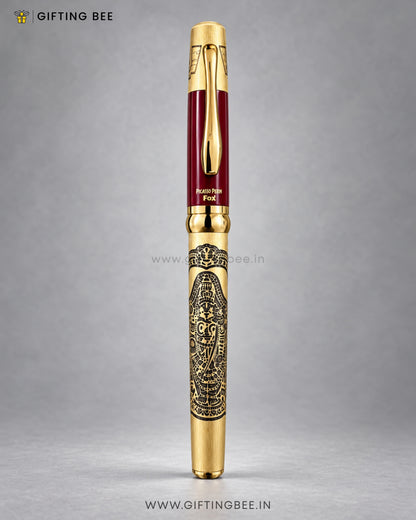 ETCHED RED GOLD GOD PEN - BALAJI